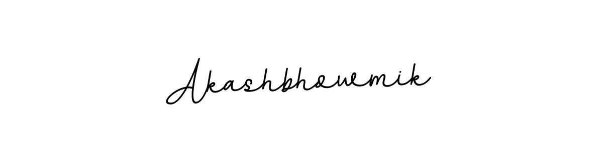 Use a signature maker to create a handwritten signature online. With this signature software, you can design (BallpointsItalic-DORy9) your own signature for name Akashbhowmik. Akashbhowmik signature style 11 images and pictures png