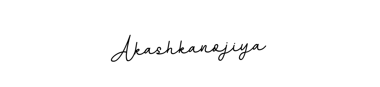 Design your own signature with our free online signature maker. With this signature software, you can create a handwritten (BallpointsItalic-DORy9) signature for name Akashkanojiya. Akashkanojiya signature style 11 images and pictures png