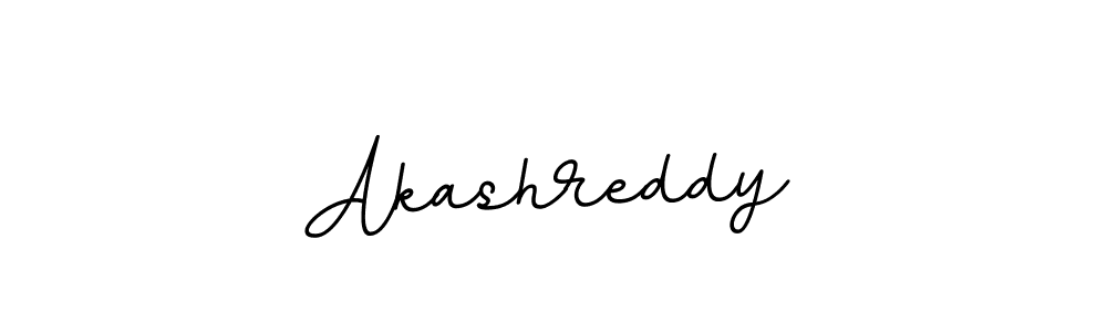 Use a signature maker to create a handwritten signature online. With this signature software, you can design (BallpointsItalic-DORy9) your own signature for name Akashreddy. Akashreddy signature style 11 images and pictures png