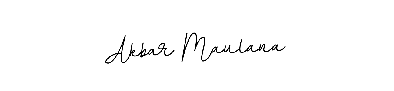 Design your own signature with our free online signature maker. With this signature software, you can create a handwritten (BallpointsItalic-DORy9) signature for name Akbar Maulana. Akbar Maulana signature style 11 images and pictures png