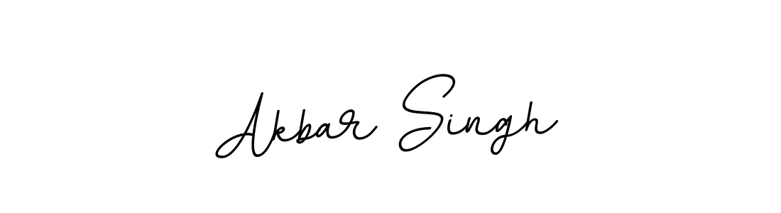 Make a beautiful signature design for name Akbar Singh. With this signature (BallpointsItalic-DORy9) style, you can create a handwritten signature for free. Akbar Singh signature style 11 images and pictures png