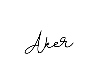 Create a beautiful signature design for name Aker. With this signature (BallpointsItalic-DORy9) fonts, you can make a handwritten signature for free. Aker signature style 11 images and pictures png