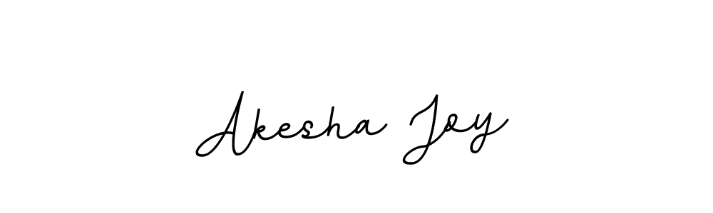 Akesha Joy stylish signature style. Best Handwritten Sign (BallpointsItalic-DORy9) for my name. Handwritten Signature Collection Ideas for my name Akesha Joy. Akesha Joy signature style 11 images and pictures png