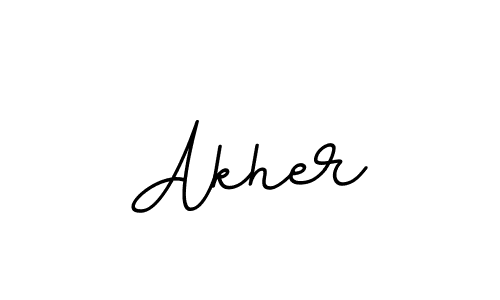 Make a beautiful signature design for name Akher. Use this online signature maker to create a handwritten signature for free. Akher signature style 11 images and pictures png