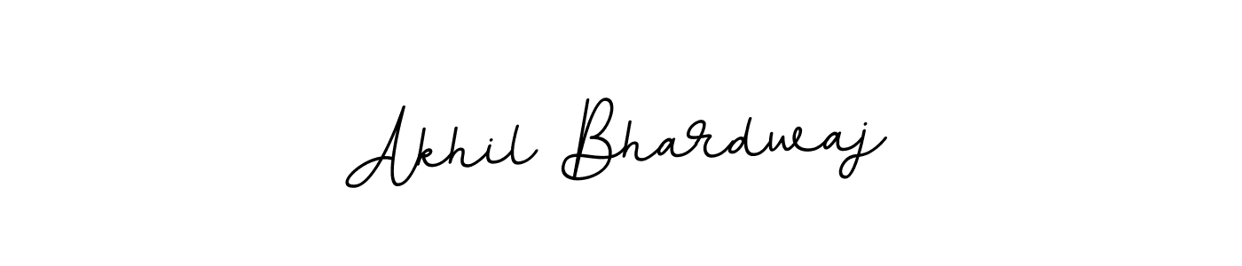 How to make Akhil Bhardwaj name signature. Use BallpointsItalic-DORy9 style for creating short signs online. This is the latest handwritten sign. Akhil Bhardwaj signature style 11 images and pictures png