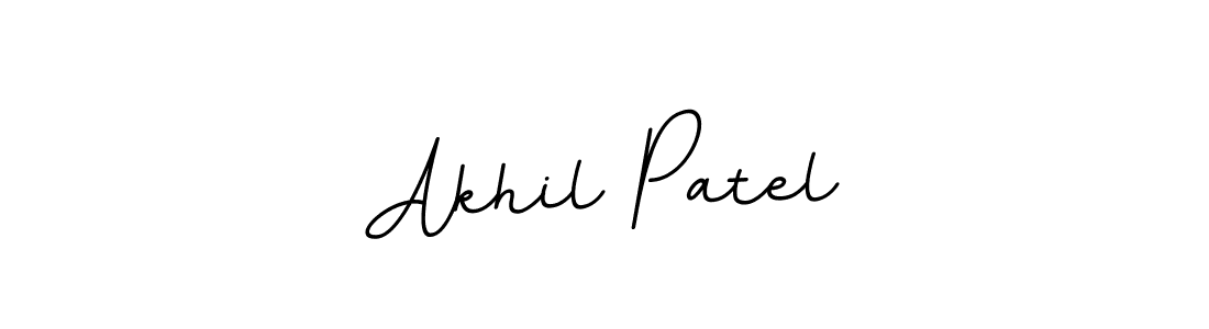 How to make Akhil Patel name signature. Use BallpointsItalic-DORy9 style for creating short signs online. This is the latest handwritten sign. Akhil Patel signature style 11 images and pictures png