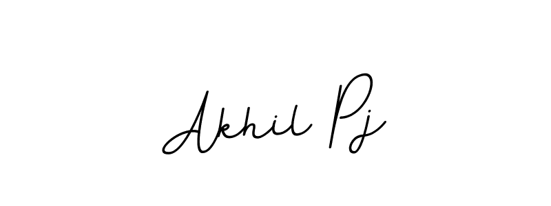 Create a beautiful signature design for name Akhil Pj. With this signature (BallpointsItalic-DORy9) fonts, you can make a handwritten signature for free. Akhil Pj signature style 11 images and pictures png