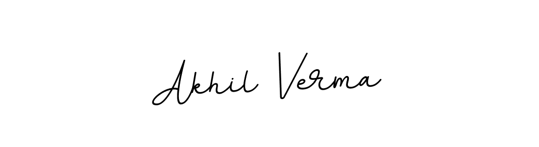 Create a beautiful signature design for name Akhil Verma. With this signature (BallpointsItalic-DORy9) fonts, you can make a handwritten signature for free. Akhil Verma signature style 11 images and pictures png