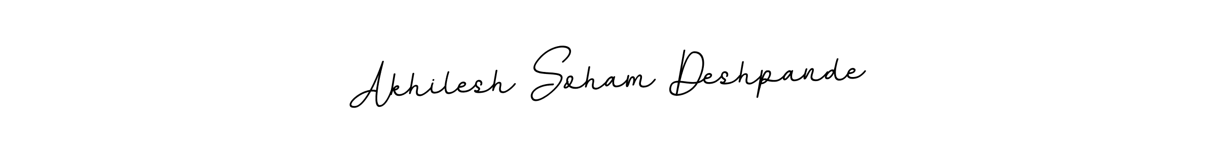 Also we have Akhilesh Soham Deshpande name is the best signature style. Create professional handwritten signature collection using BallpointsItalic-DORy9 autograph style. Akhilesh Soham Deshpande signature style 11 images and pictures png