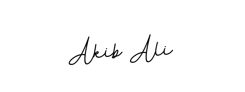 Use a signature maker to create a handwritten signature online. With this signature software, you can design (BallpointsItalic-DORy9) your own signature for name Akib Ali. Akib Ali signature style 11 images and pictures png