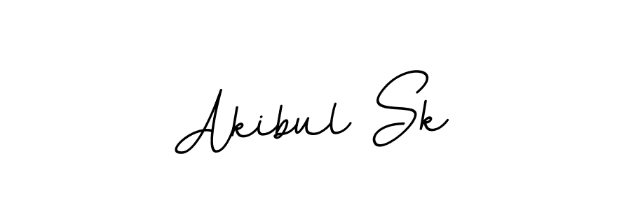 Design your own signature with our free online signature maker. With this signature software, you can create a handwritten (BallpointsItalic-DORy9) signature for name Akibul Sk. Akibul Sk signature style 11 images and pictures png