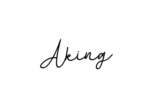 Create a beautiful signature design for name Aking. With this signature (BallpointsItalic-DORy9) fonts, you can make a handwritten signature for free. Aking signature style 11 images and pictures png