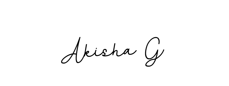 Also we have Akisha G name is the best signature style. Create professional handwritten signature collection using BallpointsItalic-DORy9 autograph style. Akisha G signature style 11 images and pictures png