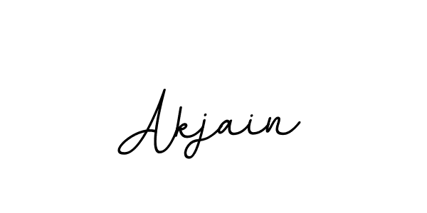 Design your own signature with our free online signature maker. With this signature software, you can create a handwritten (BallpointsItalic-DORy9) signature for name Akjain. Akjain signature style 11 images and pictures png
