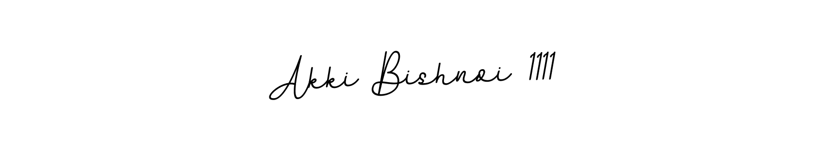 How to make Akki Bishnoi 1111 name signature. Use BallpointsItalic-DORy9 style for creating short signs online. This is the latest handwritten sign. Akki Bishnoi 1111 signature style 11 images and pictures png