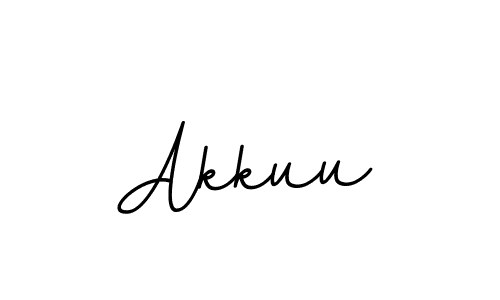 How to make Akkuu name signature. Use BallpointsItalic-DORy9 style for creating short signs online. This is the latest handwritten sign. Akkuu signature style 11 images and pictures png