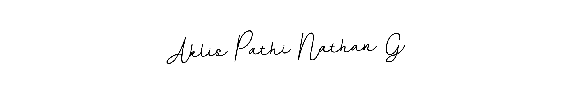 Also we have Aklis Pathi Nathan G name is the best signature style. Create professional handwritten signature collection using BallpointsItalic-DORy9 autograph style. Aklis Pathi Nathan G signature style 11 images and pictures png