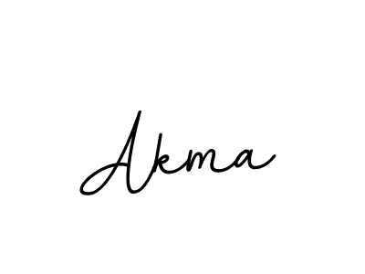 Use a signature maker to create a handwritten signature online. With this signature software, you can design (BallpointsItalic-DORy9) your own signature for name Akma. Akma signature style 11 images and pictures png