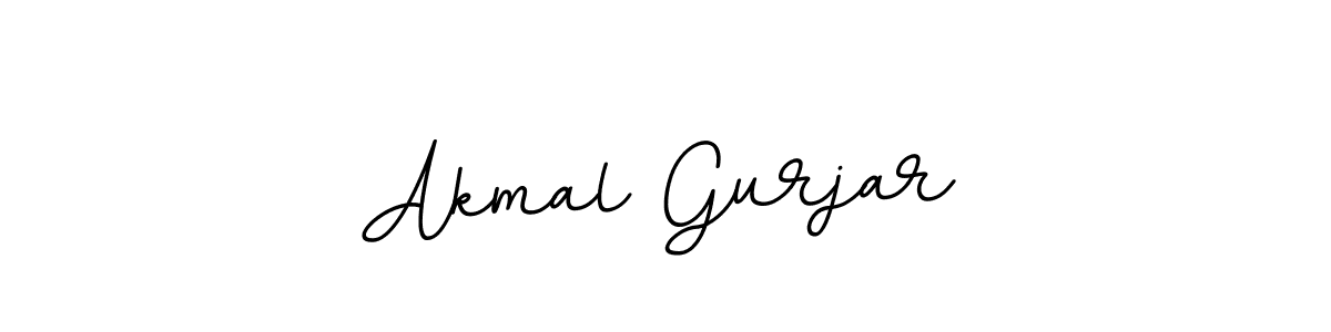Create a beautiful signature design for name Akmal Gurjar. With this signature (BallpointsItalic-DORy9) fonts, you can make a handwritten signature for free. Akmal Gurjar signature style 11 images and pictures png