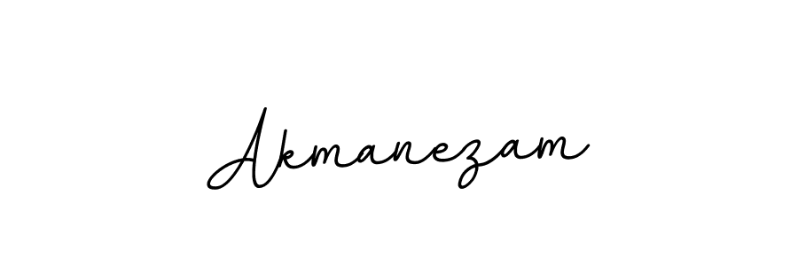 Design your own signature with our free online signature maker. With this signature software, you can create a handwritten (BallpointsItalic-DORy9) signature for name Akmanezam. Akmanezam signature style 11 images and pictures png