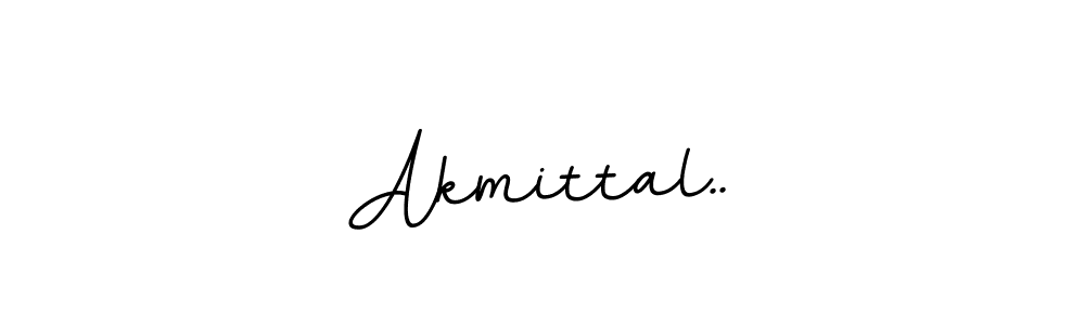 You should practise on your own different ways (BallpointsItalic-DORy9) to write your name (Akmittal..) in signature. don't let someone else do it for you. Akmittal.. signature style 11 images and pictures png