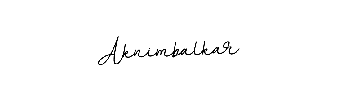 It looks lik you need a new signature style for name Aknimbalkar. Design unique handwritten (BallpointsItalic-DORy9) signature with our free signature maker in just a few clicks. Aknimbalkar signature style 11 images and pictures png