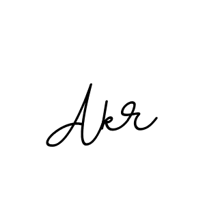 Use a signature maker to create a handwritten signature online. With this signature software, you can design (BallpointsItalic-DORy9) your own signature for name Akr. Akr signature style 11 images and pictures png