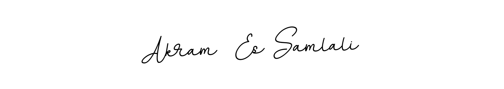 Also You can easily find your signature by using the search form. We will create Akram  Es Samlali name handwritten signature images for you free of cost using BallpointsItalic-DORy9 sign style. Akram  Es Samlali signature style 11 images and pictures png