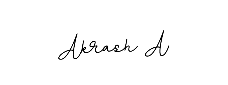 The best way (BallpointsItalic-DORy9) to make a short signature is to pick only two or three words in your name. The name Akrash A include a total of six letters. For converting this name. Akrash A signature style 11 images and pictures png