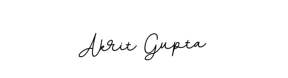 Create a beautiful signature design for name Akrit Gupta. With this signature (BallpointsItalic-DORy9) fonts, you can make a handwritten signature for free. Akrit Gupta signature style 11 images and pictures png