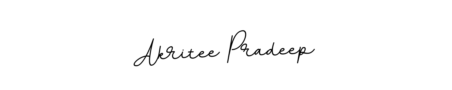 Akritee Pradeep stylish signature style. Best Handwritten Sign (BallpointsItalic-DORy9) for my name. Handwritten Signature Collection Ideas for my name Akritee Pradeep. Akritee Pradeep signature style 11 images and pictures png