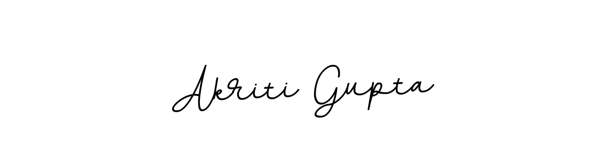 Use a signature maker to create a handwritten signature online. With this signature software, you can design (BallpointsItalic-DORy9) your own signature for name Akriti Gupta. Akriti Gupta signature style 11 images and pictures png