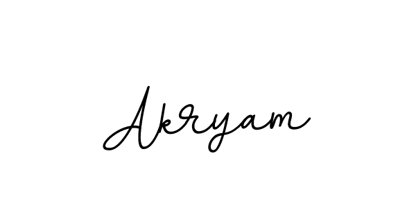 if you are searching for the best signature style for your name Akryam. so please give up your signature search. here we have designed multiple signature styles  using BallpointsItalic-DORy9. Akryam signature style 11 images and pictures png