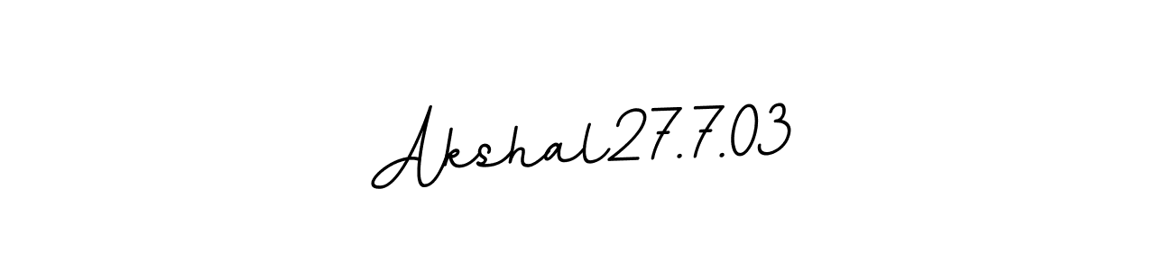 How to Draw Akshal27.7.03 signature style? BallpointsItalic-DORy9 is a latest design signature styles for name Akshal27.7.03. Akshal27.7.03 signature style 11 images and pictures png