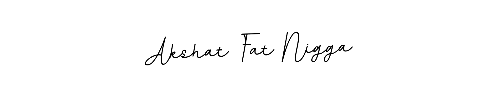 Design your own signature with our free online signature maker. With this signature software, you can create a handwritten (BallpointsItalic-DORy9) signature for name Akshat Fat Nigga. Akshat Fat Nigga signature style 11 images and pictures png