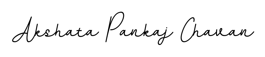 The BallpointsItalic-DORy9 handwriting style adds charm and authenticity to name Akshata Pankaj Chavan. A wonderful choice for personal thank-you notes. Akshata Pankaj Chavan signature style 11 images and pictures png