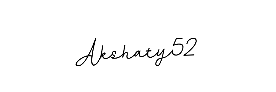 Use a signature maker to create a handwritten signature online. With this signature software, you can design (BallpointsItalic-DORy9) your own signature for name Akshaty52. Akshaty52 signature style 11 images and pictures png