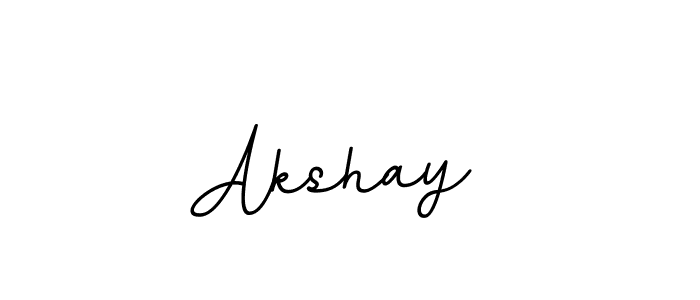 Design your own signature with our free online signature maker. With this signature software, you can create a handwritten (BallpointsItalic-DORy9) signature for name Akshay . Akshay  signature style 11 images and pictures png