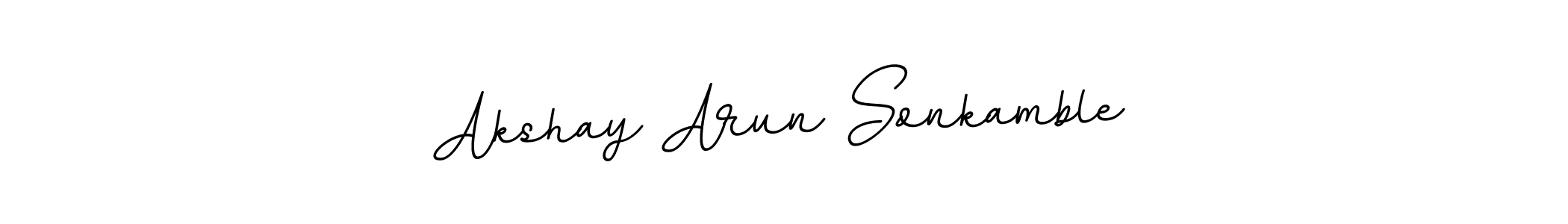 Make a beautiful signature design for name Akshay Arun Sonkamble. Use this online signature maker to create a handwritten signature for free. Akshay Arun Sonkamble signature style 11 images and pictures png