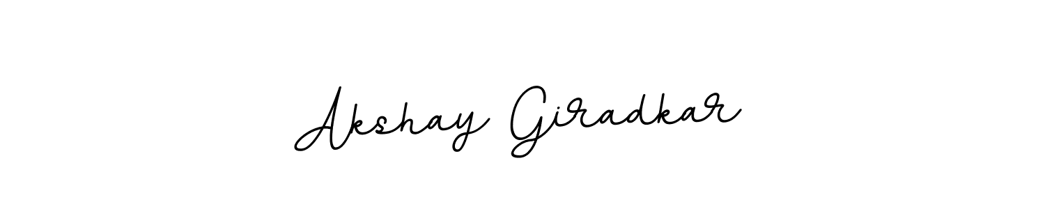 This is the best signature style for the Akshay Giradkar name. Also you like these signature font (BallpointsItalic-DORy9). Mix name signature. Akshay Giradkar signature style 11 images and pictures png