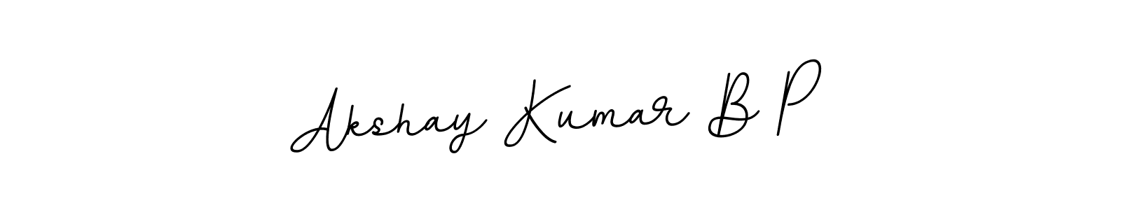 This is the best signature style for the Akshay Kumar B P name. Also you like these signature font (BallpointsItalic-DORy9). Mix name signature. Akshay Kumar B P signature style 11 images and pictures png