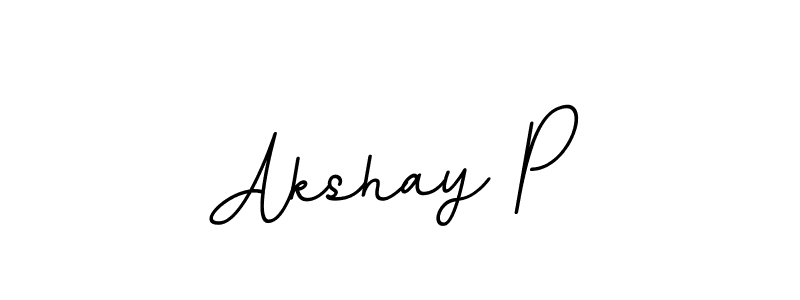 You can use this online signature creator to create a handwritten signature for the name Akshay P. This is the best online autograph maker. Akshay P signature style 11 images and pictures png