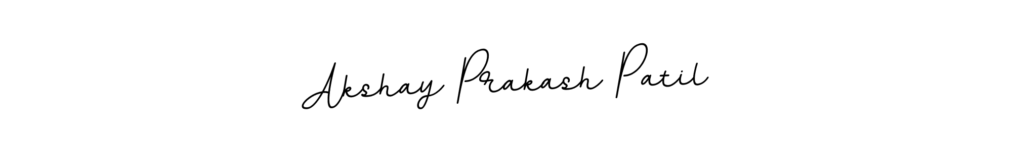 How to make Akshay Prakash Patil name signature. Use BallpointsItalic-DORy9 style for creating short signs online. This is the latest handwritten sign. Akshay Prakash Patil signature style 11 images and pictures png