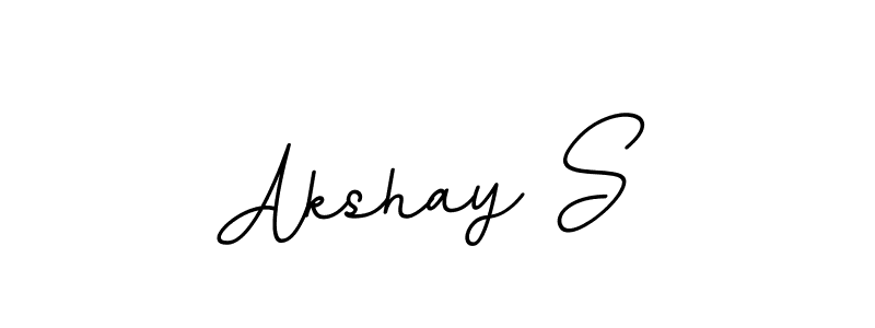 You should practise on your own different ways (BallpointsItalic-DORy9) to write your name (Akshay S) in signature. don't let someone else do it for you. Akshay S signature style 11 images and pictures png