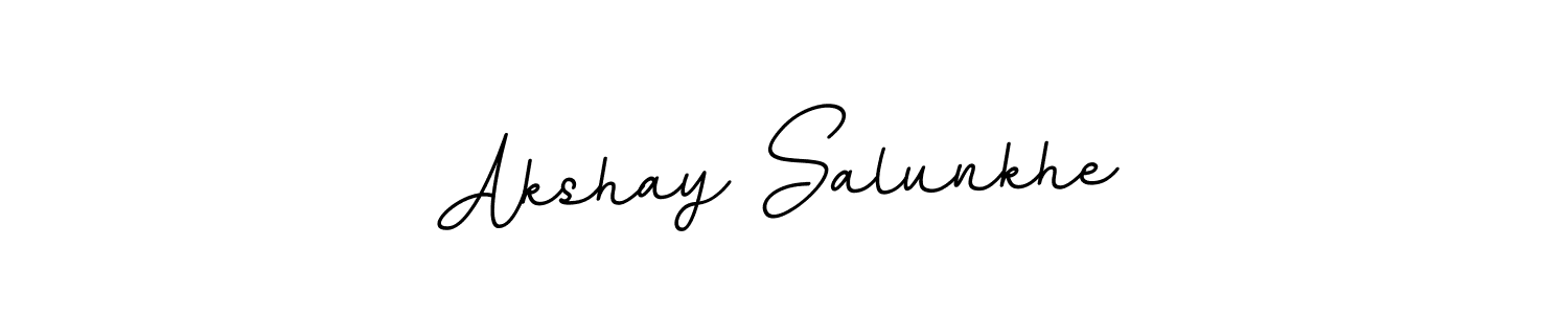 if you are searching for the best signature style for your name Akshay Salunkhe. so please give up your signature search. here we have designed multiple signature styles  using BallpointsItalic-DORy9. Akshay Salunkhe signature style 11 images and pictures png