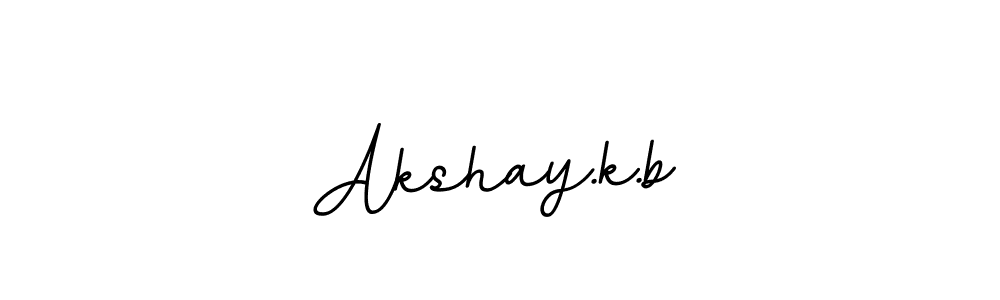 Akshay.k.b stylish signature style. Best Handwritten Sign (BallpointsItalic-DORy9) for my name. Handwritten Signature Collection Ideas for my name Akshay.k.b. Akshay.k.b signature style 11 images and pictures png