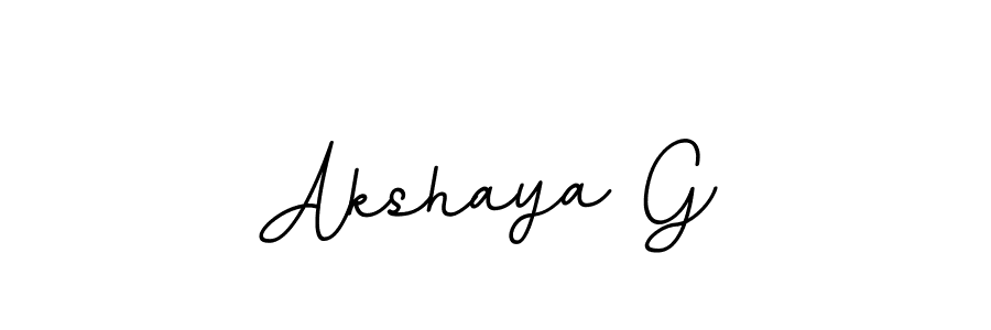 Make a beautiful signature design for name Akshaya G. With this signature (BallpointsItalic-DORy9) style, you can create a handwritten signature for free. Akshaya G signature style 11 images and pictures png
