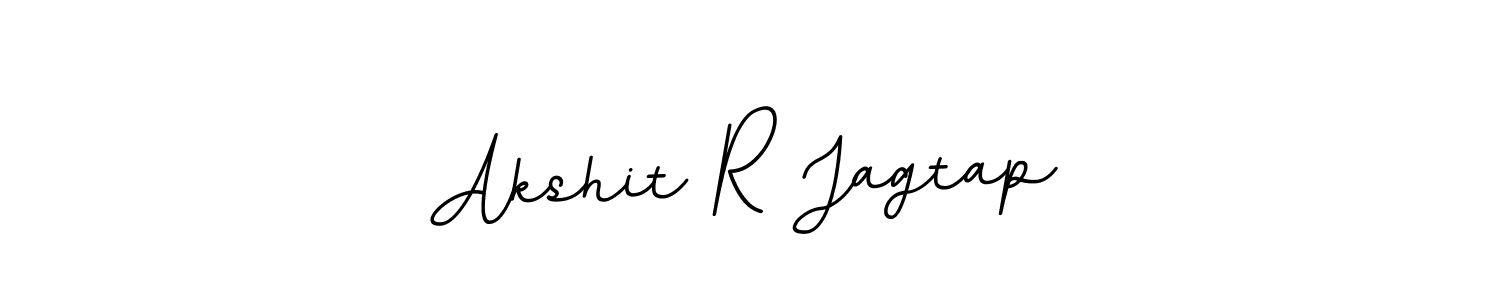 Design your own signature with our free online signature maker. With this signature software, you can create a handwritten (BallpointsItalic-DORy9) signature for name Akshit R Jagtap. Akshit R Jagtap signature style 11 images and pictures png