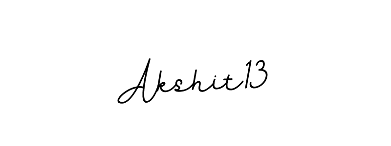 Create a beautiful signature design for name Akshit13. With this signature (BallpointsItalic-DORy9) fonts, you can make a handwritten signature for free. Akshit13 signature style 11 images and pictures png