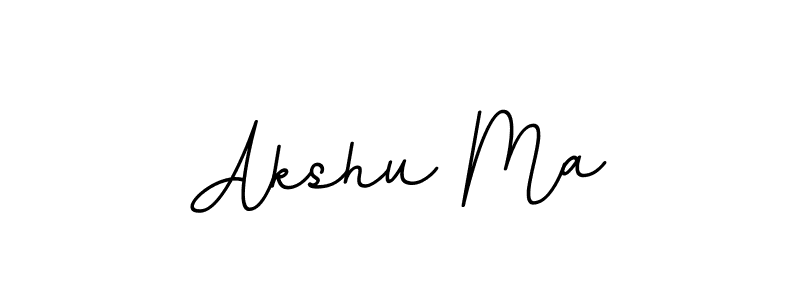 Akshu Ma stylish signature style. Best Handwritten Sign (BallpointsItalic-DORy9) for my name. Handwritten Signature Collection Ideas for my name Akshu Ma. Akshu Ma signature style 11 images and pictures png